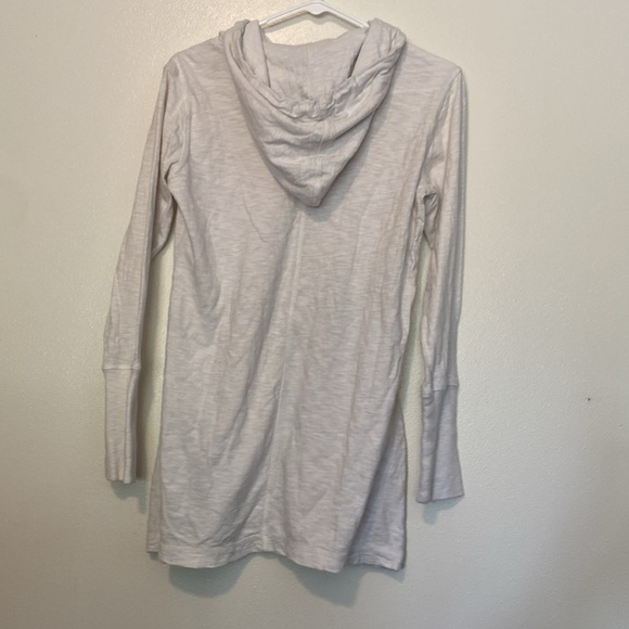 Jag jeans hooded white picket cozy soft 100% cotton sweatshirt xs - Picture 5 of 12